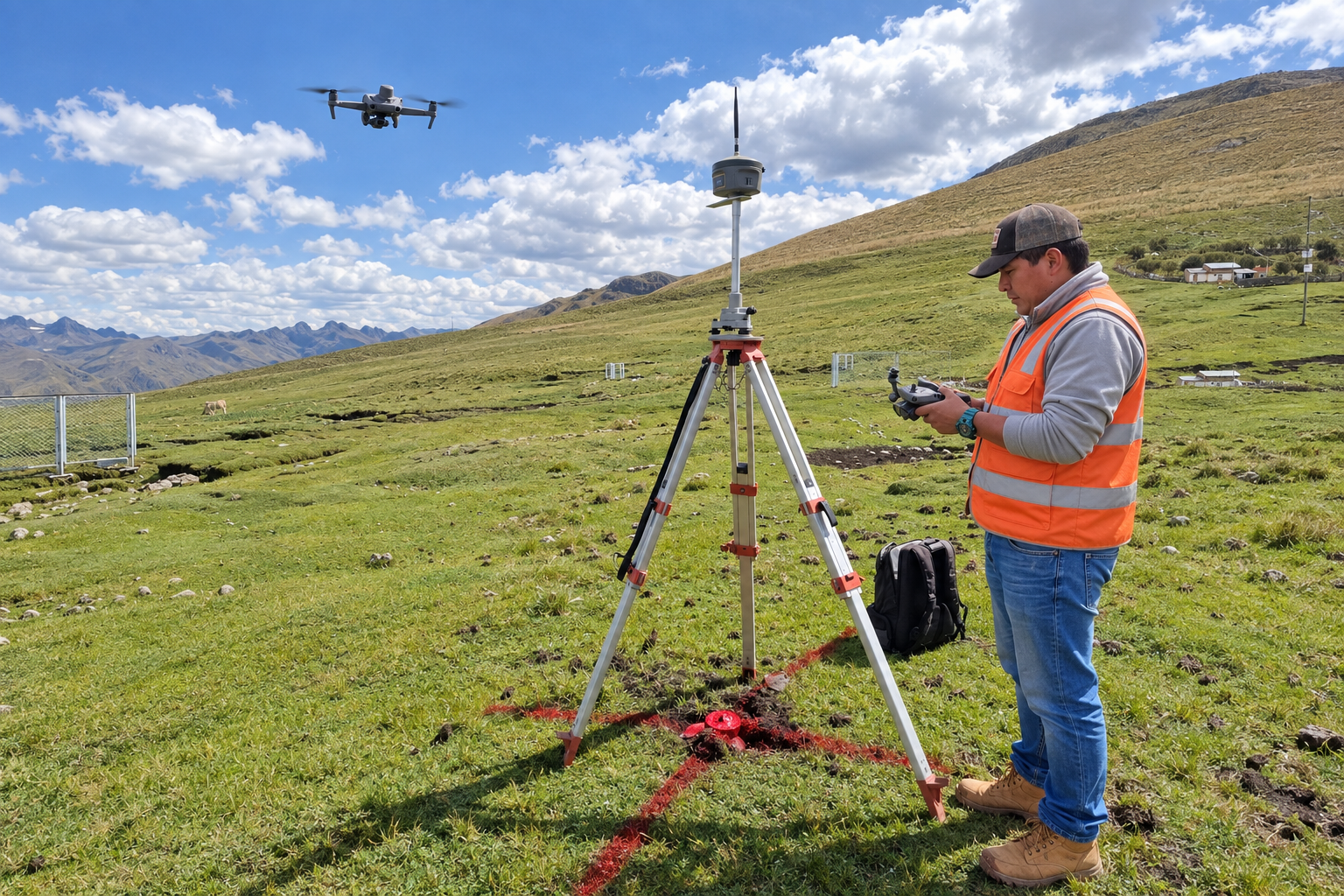 Topografía y dron ICA